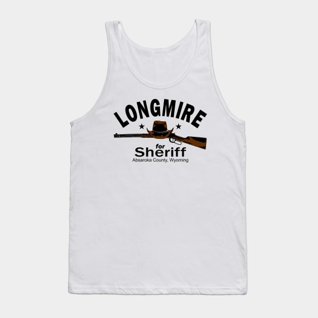 Longmire for Sheriff Tank Top by Pixhunter